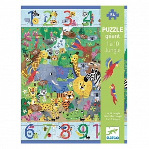 Пазл-гигант Джунгли 54 элемента (Djeco, 07148)